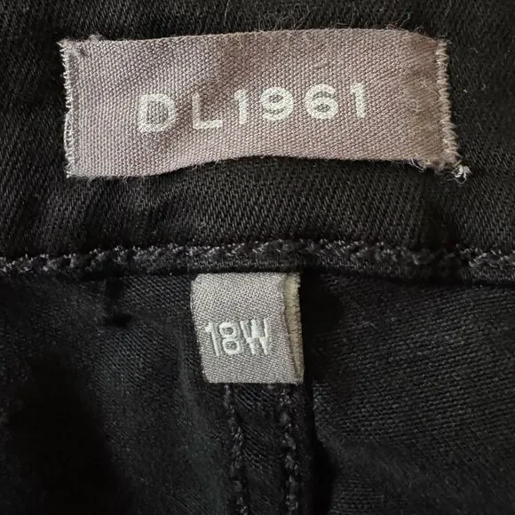 DL1961 Florence Crop Mid Rise Instasculpt Skinny Jean in Hail Size 18W - Picture 8 of 8